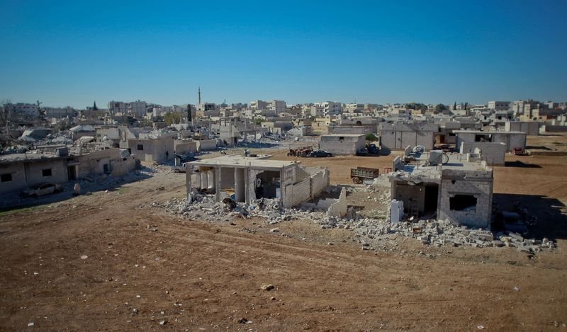 Harabeye dönen Kobani görüntülendi