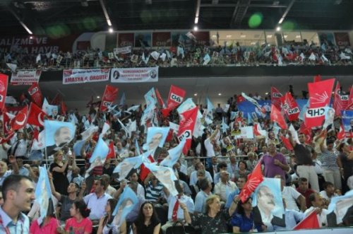 CHP'nin 34. kurultayından kareler
