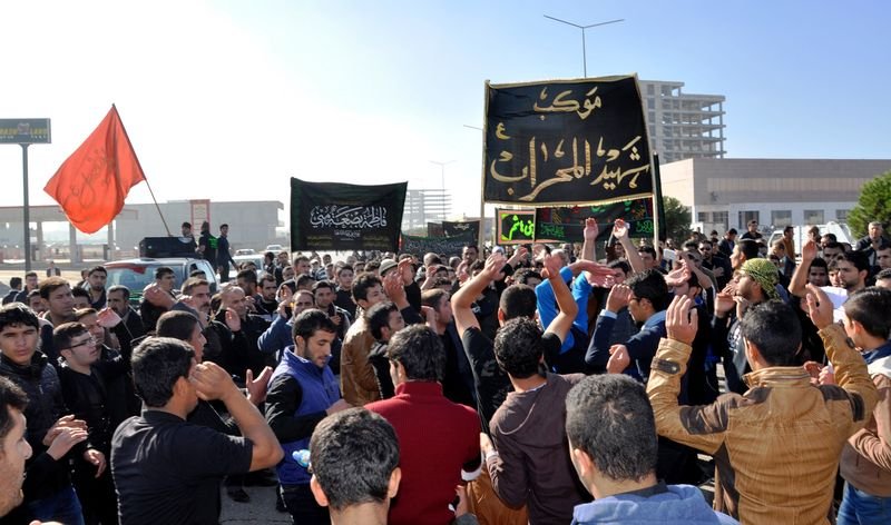 Irak'ta Kerbela şehitleri anıldı