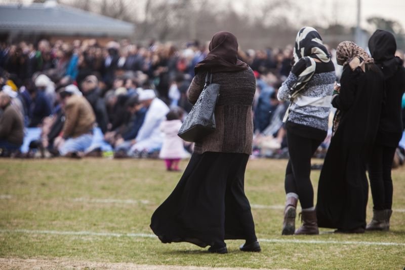 ABD'de öldürülen 3 Müslüman genç toprağa verildi
