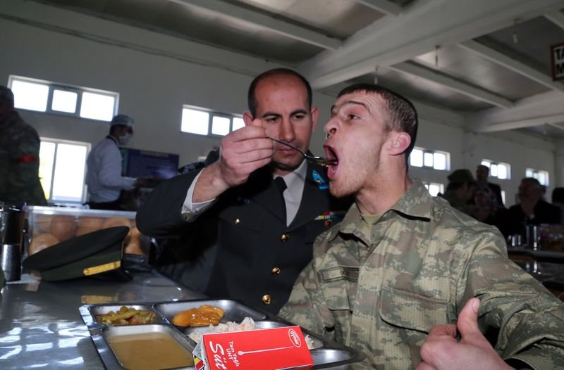 Ankara'da 96 engelli genç temsili asker oldu