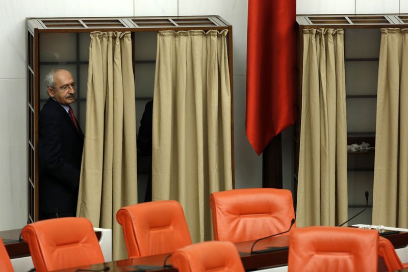 Meclis Genel Kurulu'nda yapılan oylamadan görüntüler