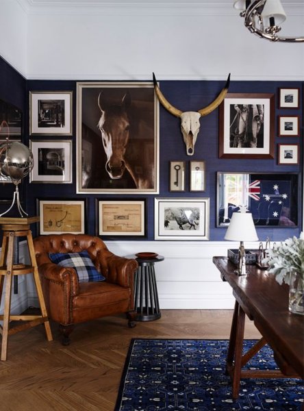 Dekorasyonda koyu duvar renkleri 