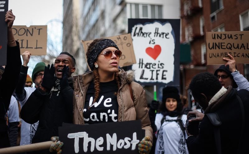 ABD'de polis şiddeti eylemi