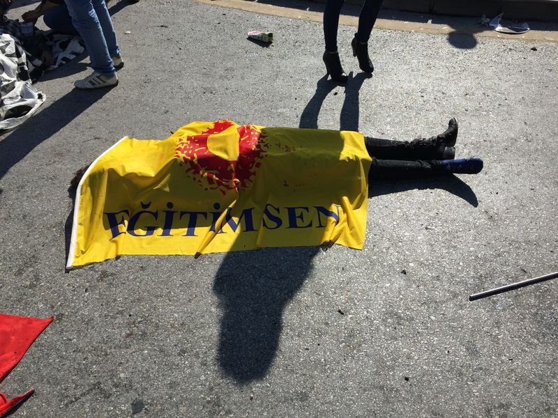 Ankara'daki patlamadan ilk görüntüler