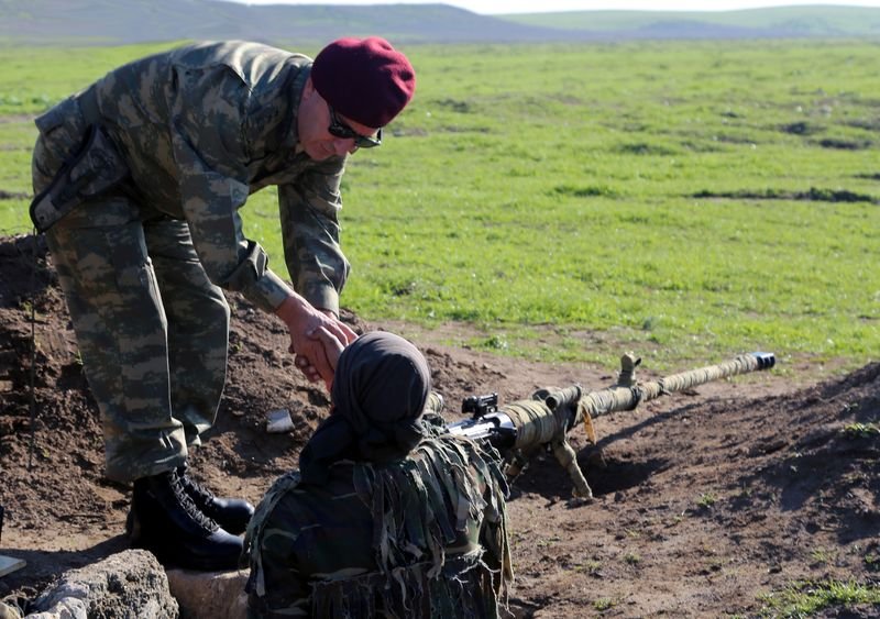 Genelkurmay Özel Kuvvetler komutanı Azeri cephesinde	