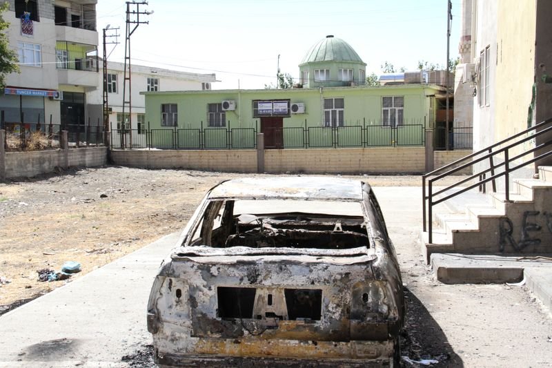 Diyarbakır Silvan savaş alalına döndü
