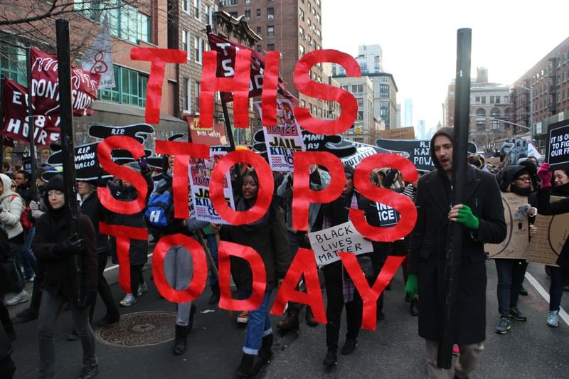 ABD'de polis şiddeti eylemi