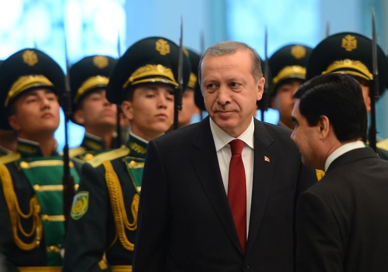 Cumhurbaşkanı Erdoğan Türkmenistan'da