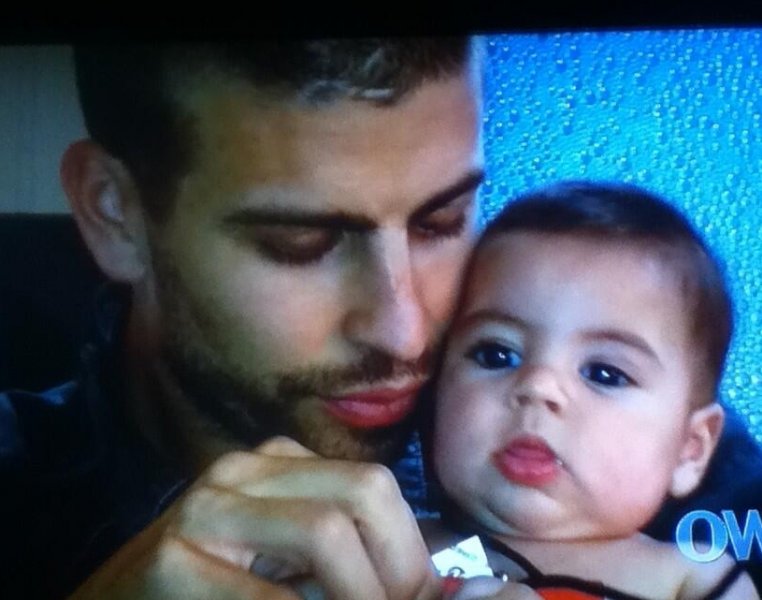 Shakira'nın oğlu Milan babası Gerard Pique'nin izinde
