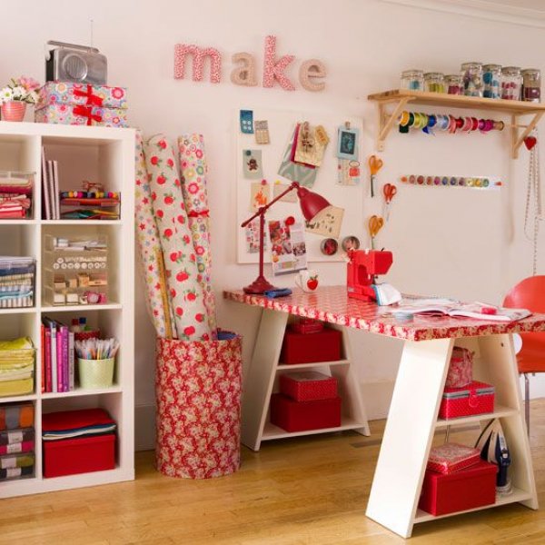 Birbirinden renkli hobi odası tasarımları 