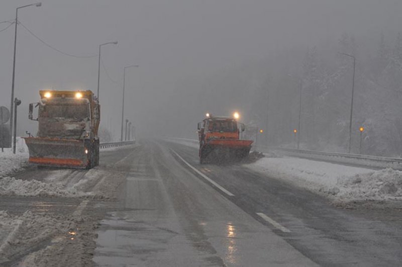 İstanbul'da kar yağışı etkili oldu