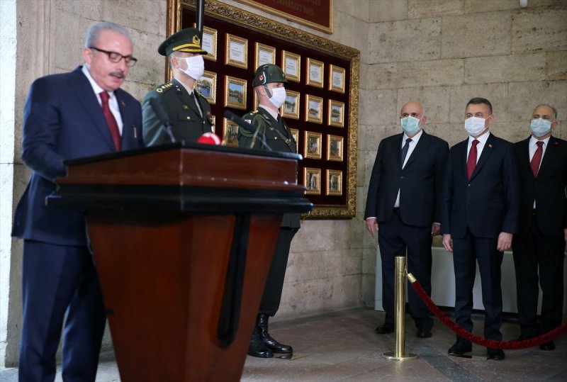 Anıtkabir'de 23 Nisan töreni
