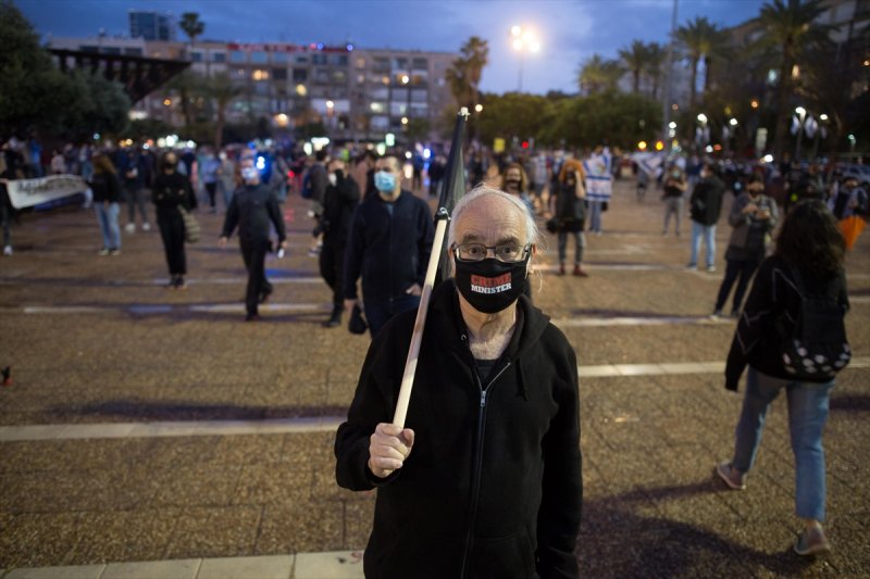 İsrail'de Netanyahu protestosu