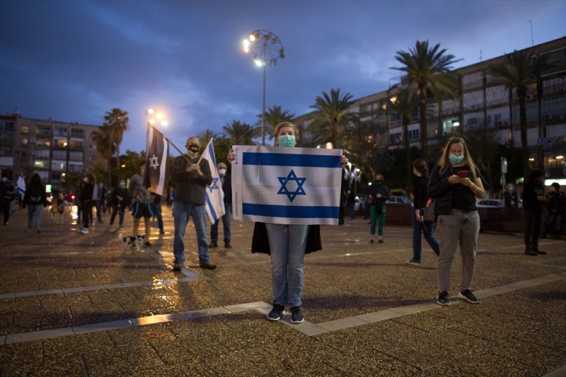 İsrail'de Netanyahu protestosu