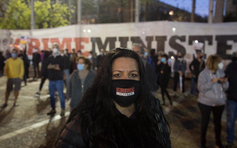 İsrail'de Netanyahu protestosu