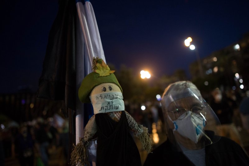 İsrail'de Netanyahu protestosu