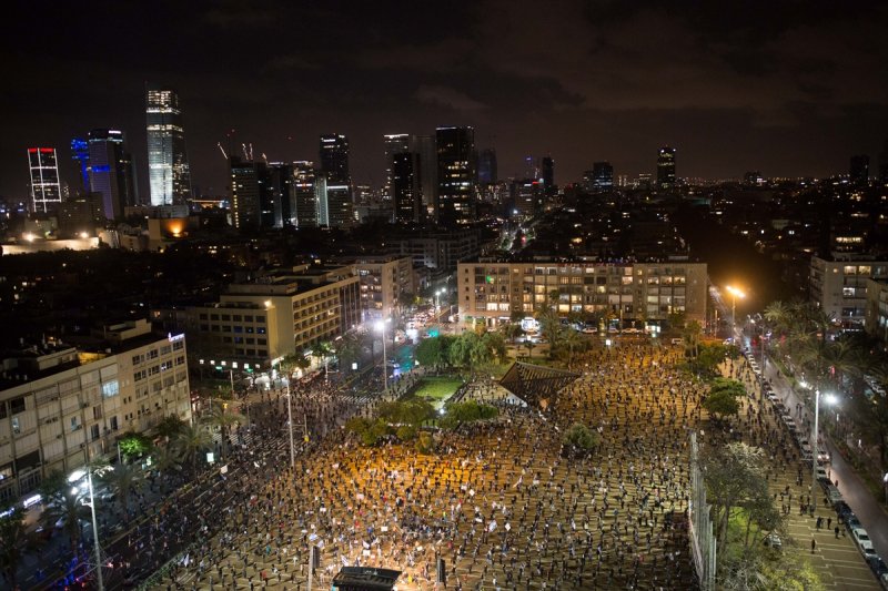 İsrail'de Netanyahu protestosu