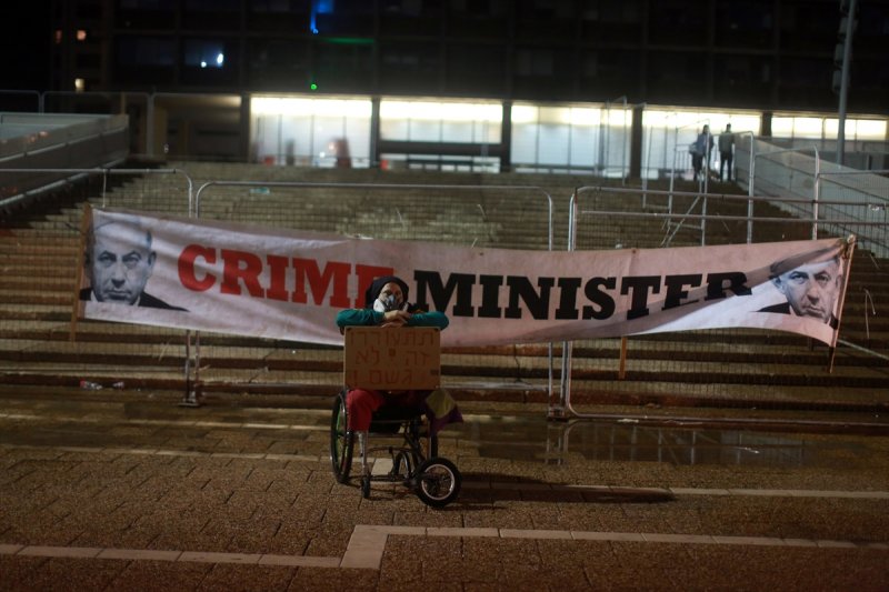 İsrail'de Netanyahu protestosu