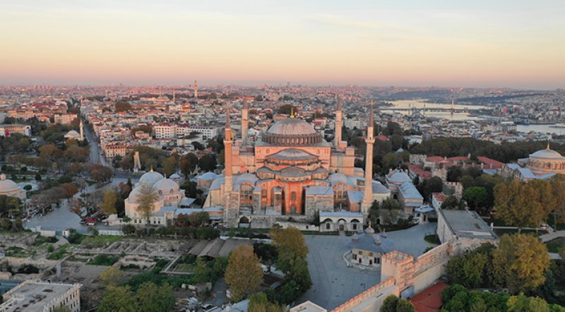Ayasofya'nın tarihi fotoğrafları