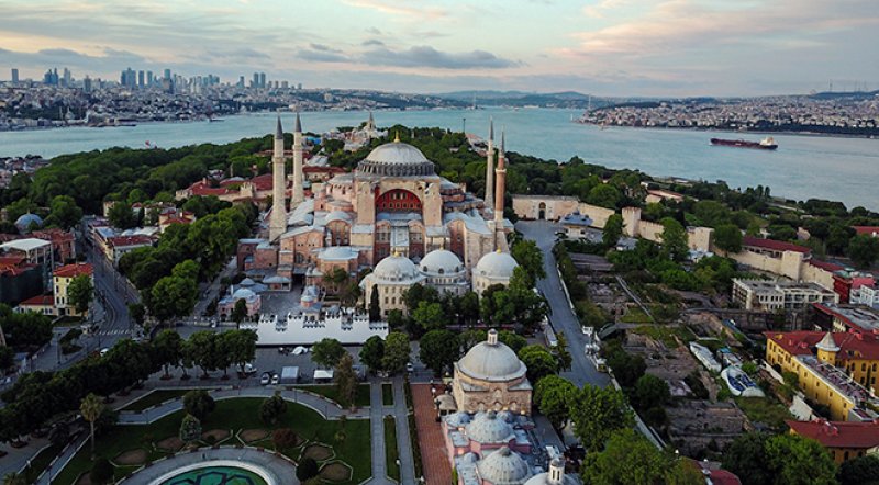 Ayasofya'nın tarihi fotoğrafları