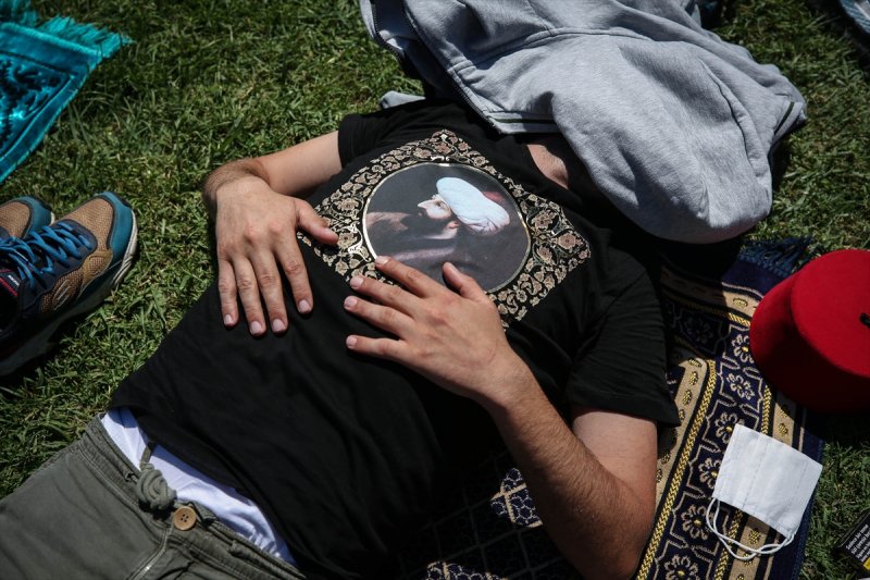 Ayasofya Camii'nde ilk namaz heyecanı 