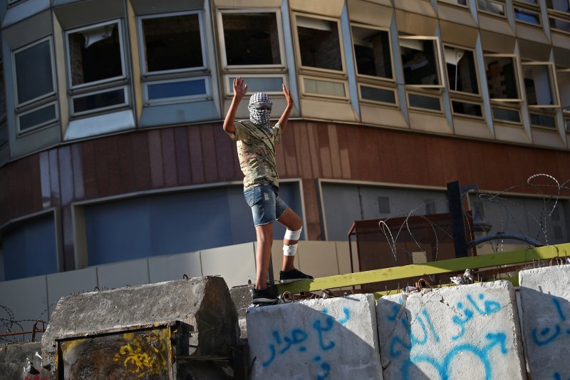 Lübnan'daki sokak eylemlerinden fotoğraflar