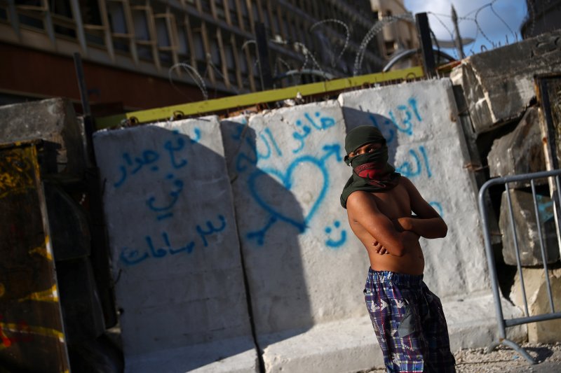 Lübnan'daki sokak eylemlerinden fotoğraflar