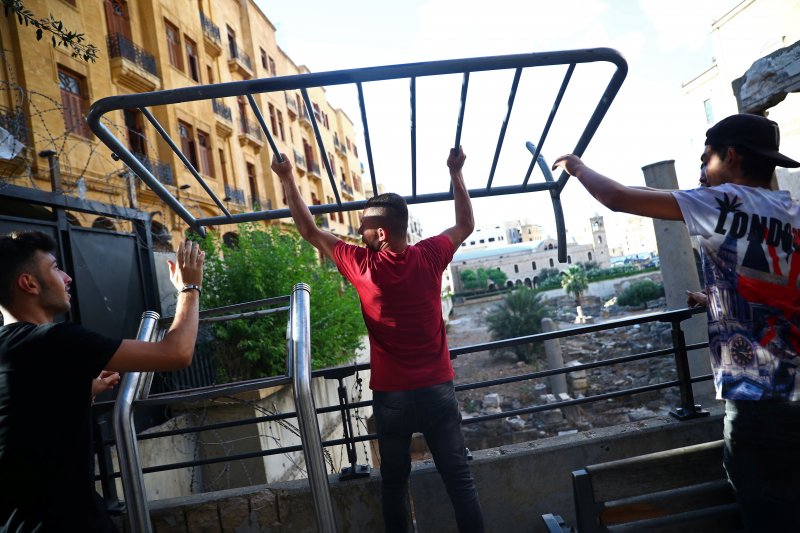 Lübnan'daki sokak eylemlerinden fotoğraflar