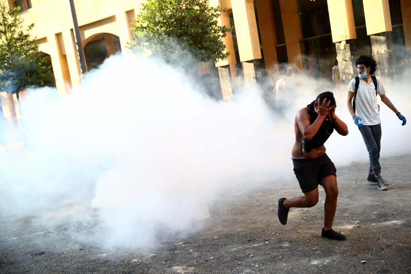 Lübnan'daki sokak eylemlerinden fotoğraflar