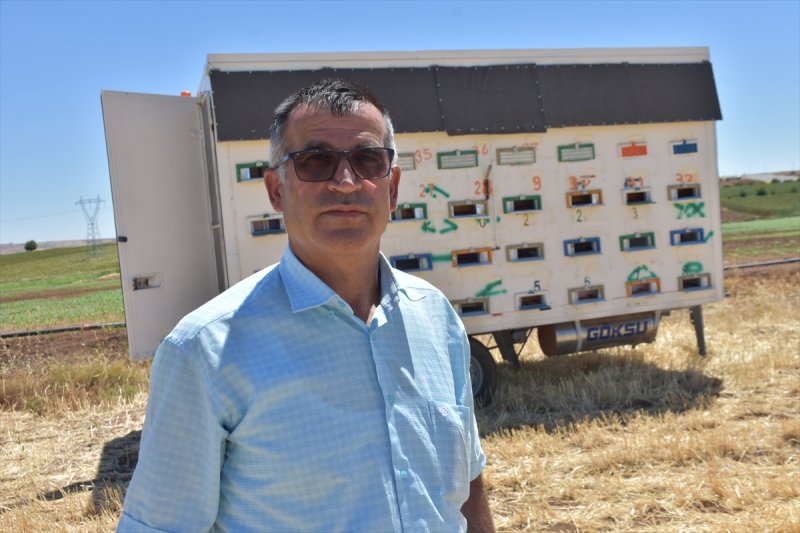 Adıyamanlı kaporta ustası, hazırladığı konteynerle 'gezici arıcı' oldu