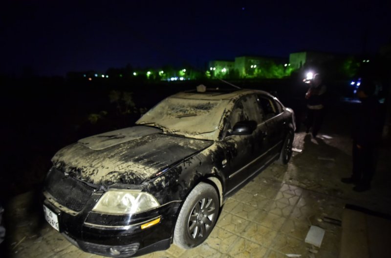 Gence'deki enkazın görüntüleri