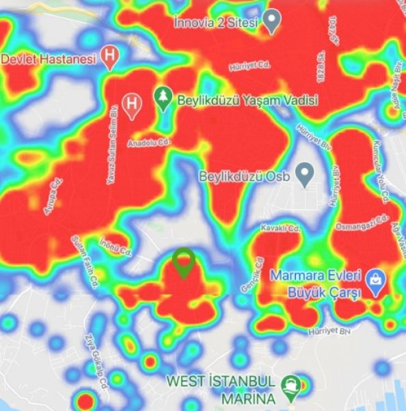 İstanbul'un koronavirüs haritası 