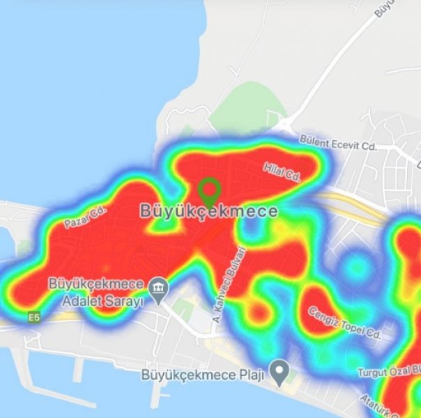 İstanbul'un koronavirüs haritası 