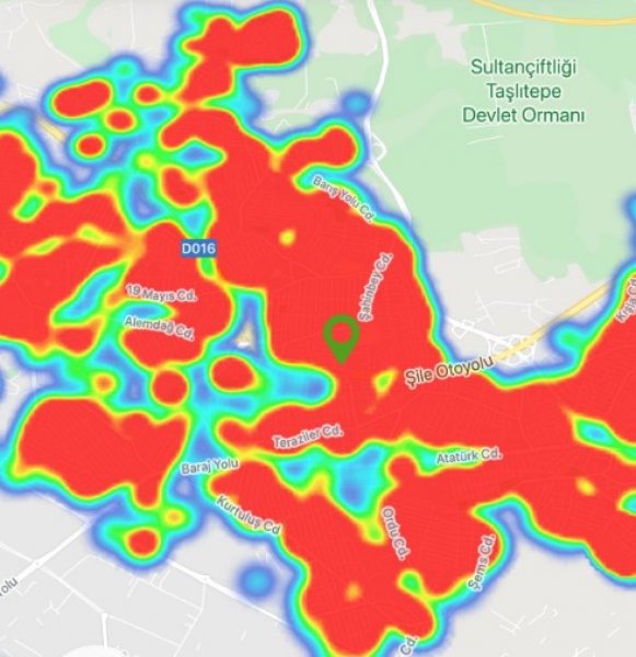 İstanbul'un koronavirüs haritası 