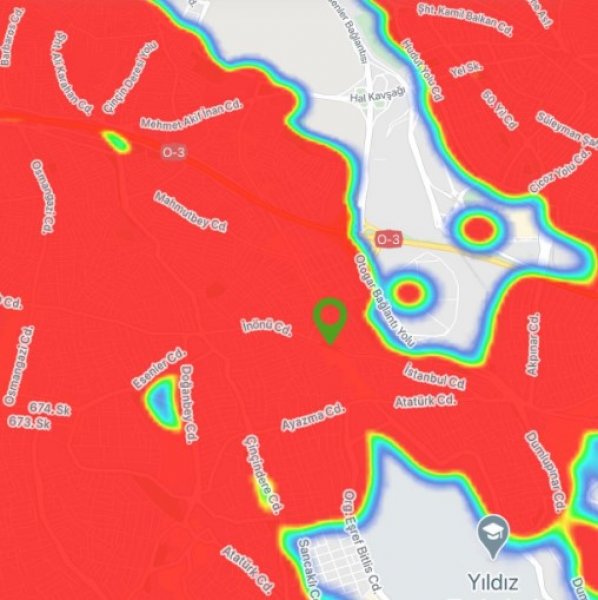 İstanbul'un koronavirüs haritası 