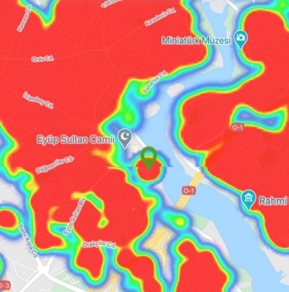 İstanbul'un koronavirüs haritası 