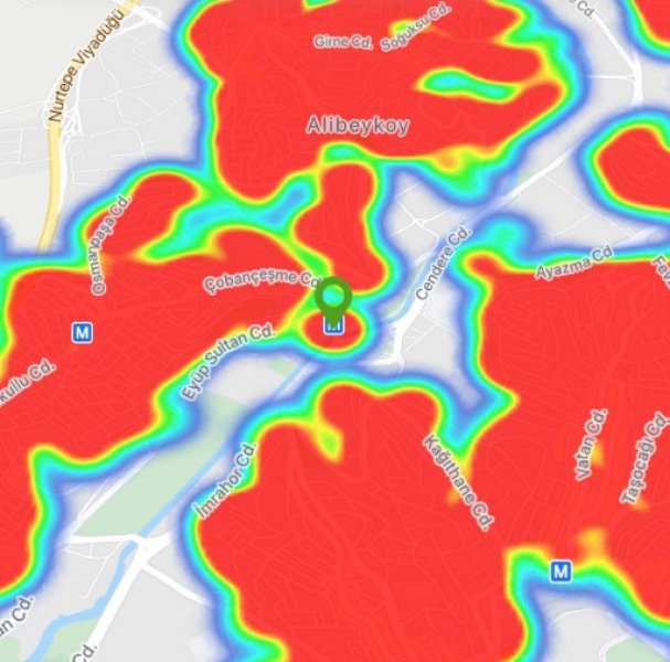 İstanbul'un koronavirüs haritası 