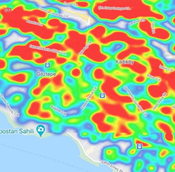 İstanbul'un koronavirüs haritası 