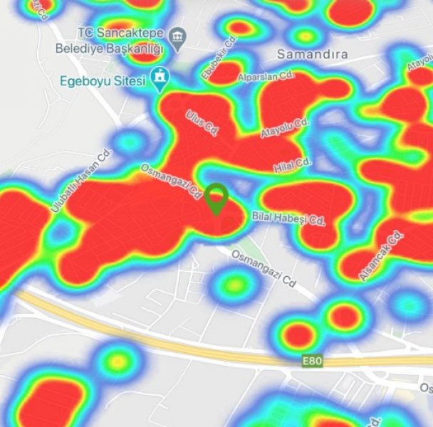 İstanbul'un koronavirüs haritası 