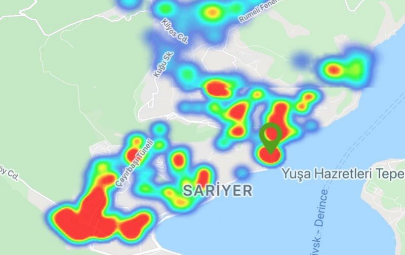 İstanbul'un koronavirüs haritası 