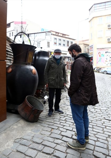 Trabzonlu bakır ustasının devasa ürünleri