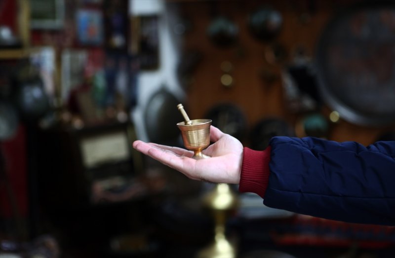 Trabzonlu bakır ustasının devasa ürünleri