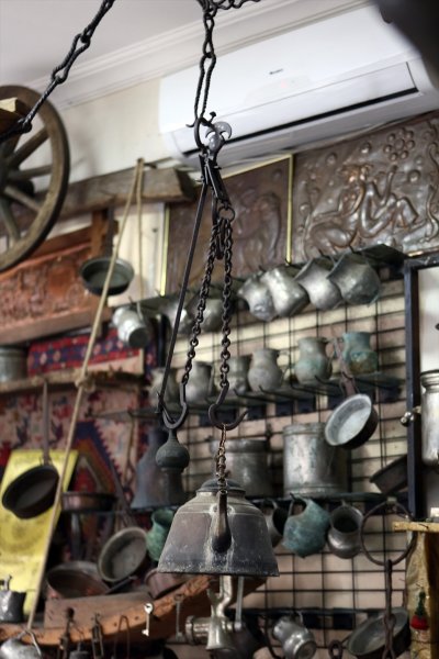 Trabzonlu bakır ustasının devasa ürünleri