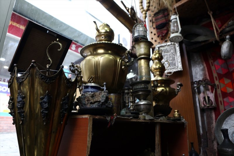 Trabzonlu bakır ustasının devasa ürünleri