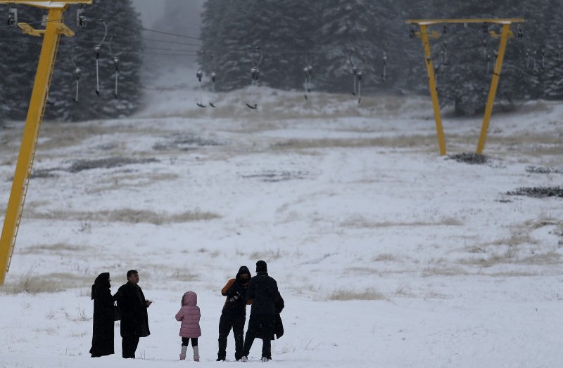 Uludağ yeniden beyaza büründü