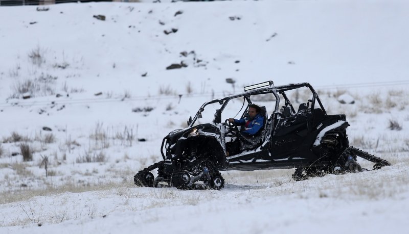 Uludağ yeniden beyaza büründü