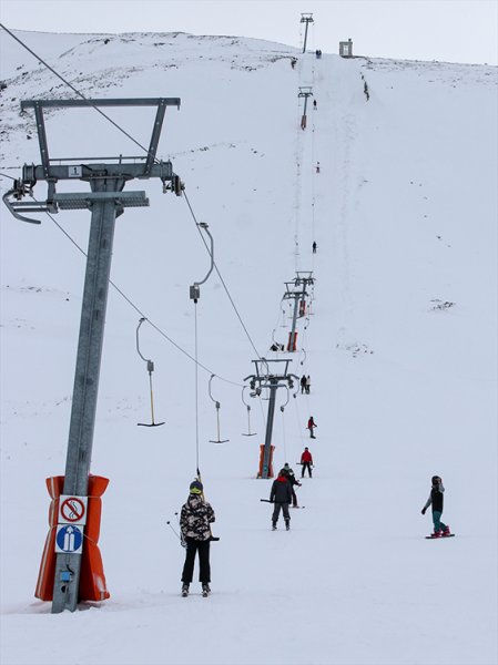 Denizli'de kayak sezonu açıldı