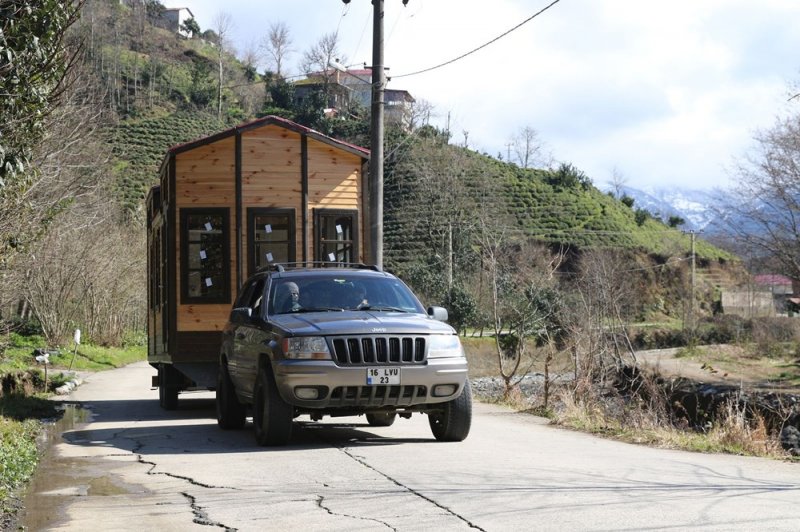 Rize'de üretilen karavan evlere ilgi arttı