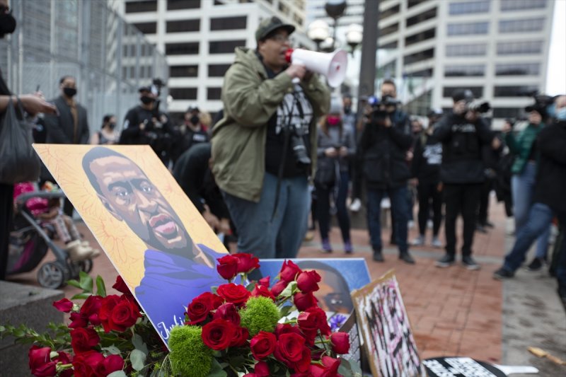 George Floyd davası öncesi yürüdüler